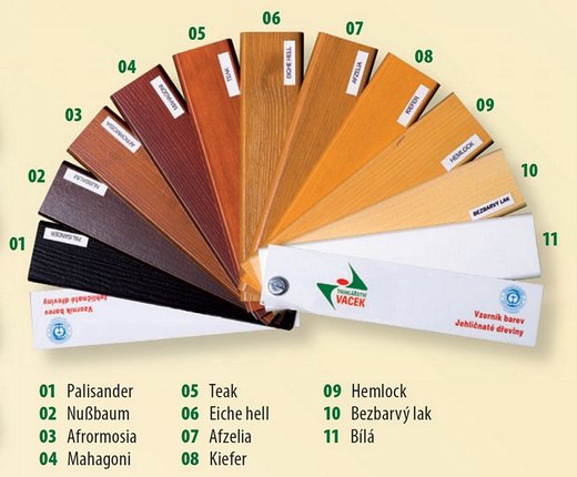 Vzorník odstínů barev